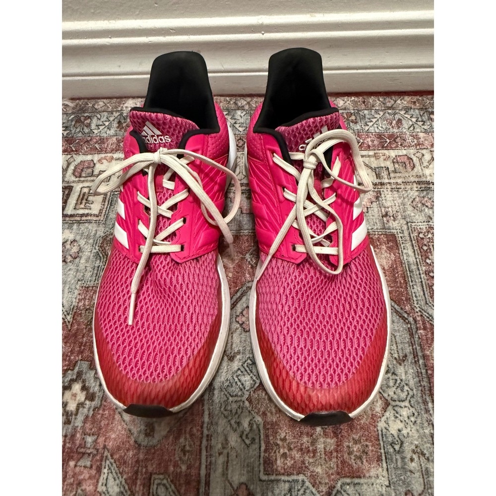 Adidas rapid run cloudfoam pink/white mens youth/mens 5
